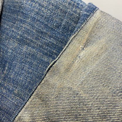 【中古品】【メンズ】 DIESEL ディーゼル CRUSHED GIMMICK WIDE DENIM PANTS クラッシュド ギミック ワイド デニム パンツ ボトムス ズボン 152-260413-cs-16-izu サイズ：32 カラー：インディゴ 万代Net店
