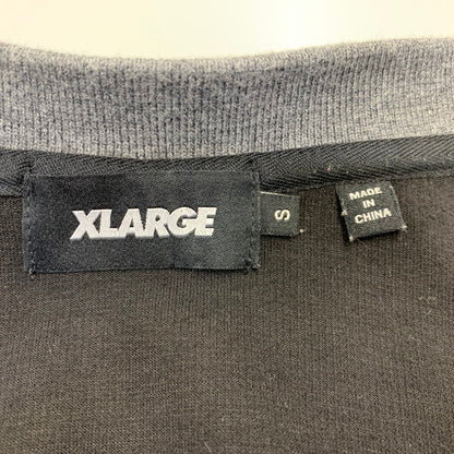 【中古品】【メンズ】 XLARGE エクストララージ 101232014007 KNIT ZIP UP SHIRT ニット ジップ アップ シャツ トップス 半袖 142-260730-cs-16-izu サイズ：S カラー：ブラック 万代Net店