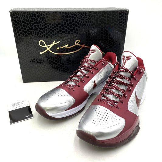 【中古品】【メンズ】 NIKE ナイキ IM0557-001 KOBE 5 PROTRO コービー ファイブ プロトロ スニーカー シューズ 靴 160-260413-cs-11-izu サイズ：29.5cm カラー：METALLIC SILVER/TEAM RED WHITE 万代Net店