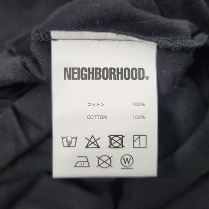 【中古品】【メンズ】 NEIGHBORHOOD ネイバーフッド SPOT. TEE Tシャツ ロゴ 半袖 トップス 142-260416-as-05-izu サイズ：L カラー：ブラック 万代Net店