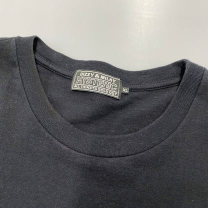 【中古品】【メンズ】 HYSTERIC GLAMOUR ヒステリックグラマー 02221CT04 CAR LOGO CAMERA GIRL SS TEE カー ロゴ カメラ ガール ショートスリーブ Tシャツ トップス 半袖 140-260414-kh-12-izu サイズ：XL カラー：ブラック 万代Net店