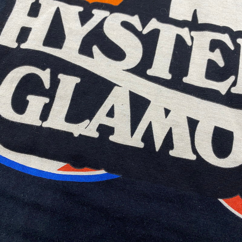 【中古品】【メンズ】 HYSTERIC GLAMOUR ヒステリックグラマー 02221CT04 CAR LOGO CAMERA GIRL SS TEE カー ロゴ カメラ ガール ショートスリーブ Tシャツ トップス 半袖 140-260414-kh-12-izu サイズ：XL カラー：ブラック 万代Net店