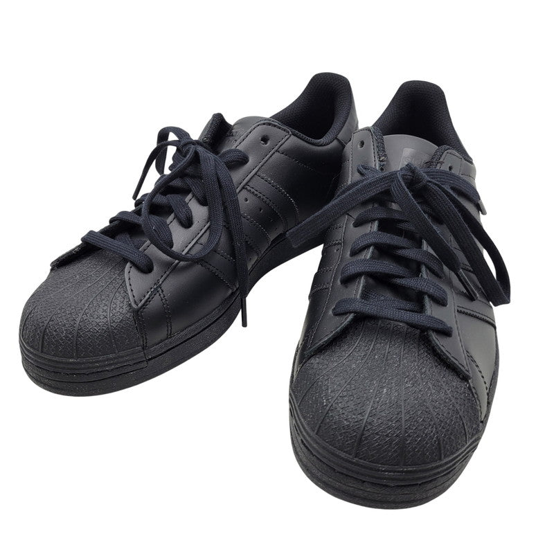 【中古品】【メンズ】 adidas アディダス EG4957 SUPERSTAR スーパースター スニーカー 靴 161-260416-kh-14-izu サイズ：27.5 カラー：CORE BLACK/CORE BLACK 万代Net店