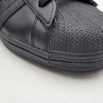 【中古品】【メンズ】 adidas アディダス EG4957 SUPERSTAR スーパースター スニーカー 靴 161-260416-kh-14-izu サイズ：27.5 カラー：CORE BLACK/CORE BLACK 万代Net店