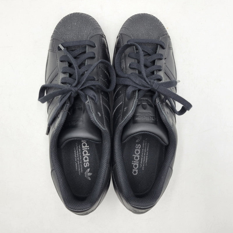 【中古品】【メンズ】 adidas アディダス EG4957 SUPERSTAR スーパースター スニーカー 靴 161-260416-kh-14-izu サイズ：27.5 カラー：CORE BLACK/CORE BLACK 万代Net店