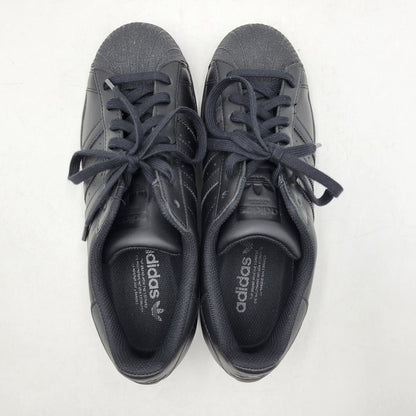 【中古品】【メンズ】 adidas アディダス EG4957 SUPERSTAR スーパースター スニーカー 靴 161-260416-kh-14-izu サイズ：27.5 カラー：CORE BLACK/CORE BLACK 万代Net店