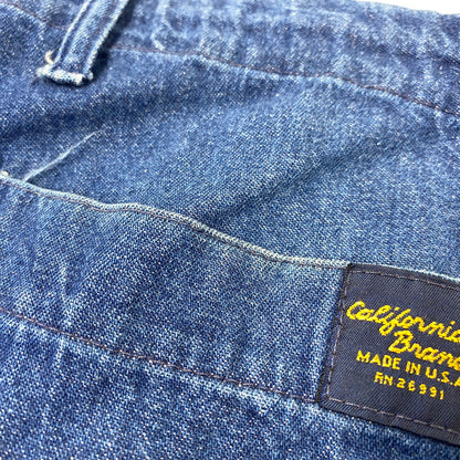 【中古品】【メンズ】 CALIFORNIA BRAND カリフォルニア ブランド USA製 DENIM PANTS デニム パンツ ズボン ボトムス 156-260714-ya-14-izu サイズ：下記参照 カラー：インディゴ 万代Net店