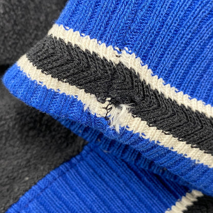 【中古品】【メンズ】 OLD CHAMPION オールド チャンピオン メキシコ製 RIB LINE SWEATSHIRT リブ ライン スウェットシャツ トップス 146-260417-kh-07-izu サイズ：M カラー：ブラック系×ブルー 万代Net店
