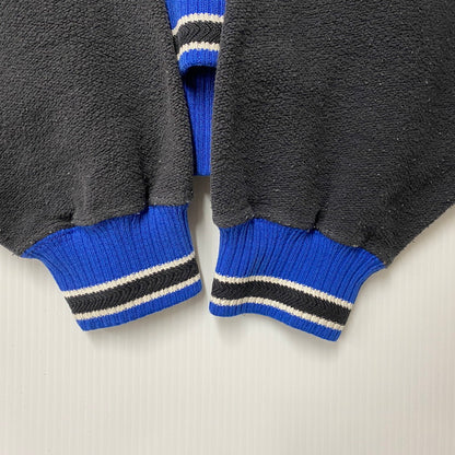 【中古品】【メンズ】 OLD CHAMPION オールド チャンピオン メキシコ製 RIB LINE SWEATSHIRT リブ ライン スウェットシャツ トップス 146-260417-kh-07-izu サイズ：M カラー：ブラック系×ブルー 万代Net店
