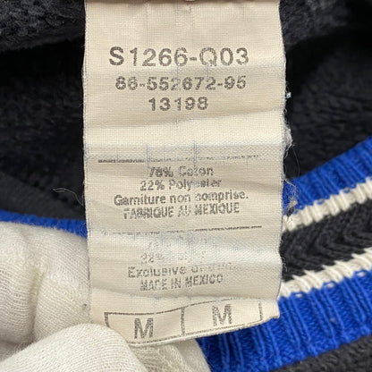 【中古品】【メンズ】 OLD CHAMPION オールド チャンピオン メキシコ製 RIB LINE SWEATSHIRT リブ ライン スウェットシャツ トップス 146-260417-kh-07-izu サイズ：M カラー：ブラック系×ブルー 万代Net店