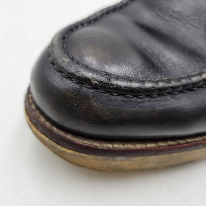 【現状渡し品】【メンズ】 Chippewa チペワ 25061 刺繍白タグ USA製 6INCH MOC BOOTS RETRO 6インチ モック ブーツ レトロ 靴 164-260416-kh-15-izu サイズ：9 1/2 カラー：ブラック 万代Net店