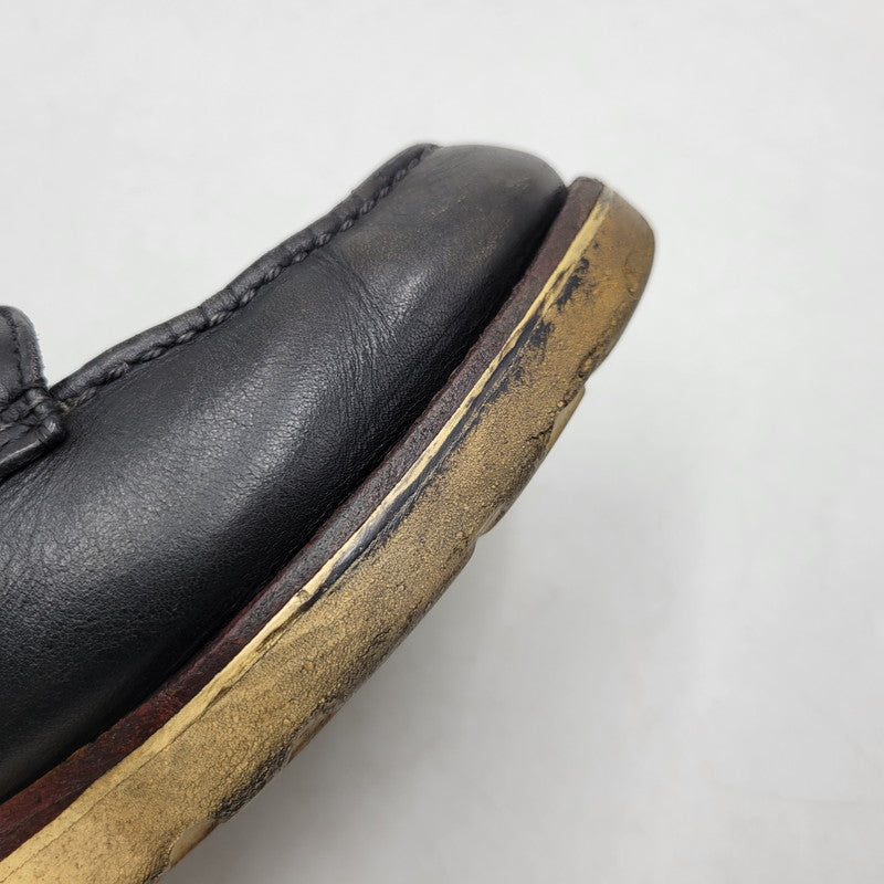 【現状渡し品】【メンズ】 Chippewa チペワ 25061 刺繍白タグ USA製 6INCH MOC BOOTS RETRO 6インチ モック ブーツ レトロ 靴 164-260416-kh-15-izu サイズ：9 1/2 カラー：ブラック 万代Net店