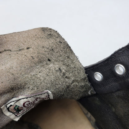 【現状渡し品】【メンズ】 Chippewa チペワ 25061 刺繍白タグ USA製 6INCH MOC BOOTS RETRO 6インチ モック ブーツ レトロ 靴 164-260416-kh-15-izu サイズ：9 1/2 カラー：ブラック 万代Net店