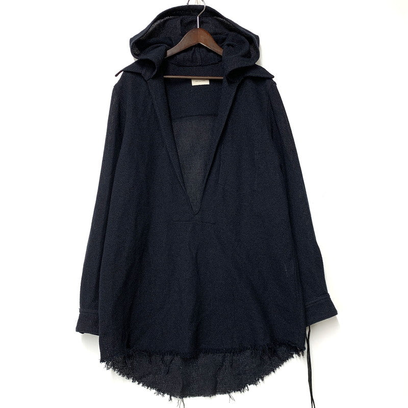 【中古品】【メンズ】 25SS-B-BL11 25SS HOODED PULLOVER SHIRTS フーデッド プルオーバー シャツ トップス 長袖 140-260415-ya-02-izu サイズ：1 カラー：NAVY 万代Net店