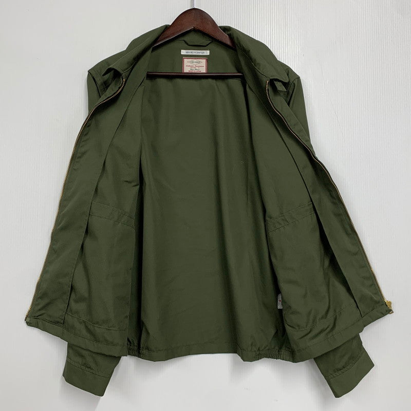 【中古品】【メンズ】 BLUE WATER ブルーウォーター CKS1015 ポプリン ジャケット アウター 140-260417-kh-19-izu サイズ：M カラー：グリーン 万代Net店