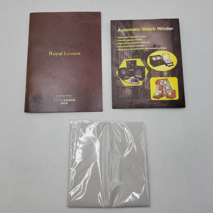 【中古品】【メンズ/レディース】 ROYAL HAUSEN ロイヤルハウゼン WATCH WINDER ウォッチ ワインダー 208-260416-kh-07-izu カラー：ブラック 万代Net店