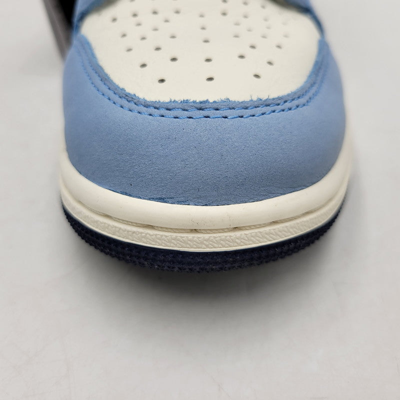 【中古品】【メンズ】 NIKE ナイキ FD2596-400 WOMEN'S AIR JORDAN 1 RETRO HIGH OG ウィメンズ エア ジョーダン 1 レトロ ハイ OG ファースト イン フライト スニーカー 靴 160-260416-kh-09-izu サイズ：27.5 カラー：UNIVERSITY BLUE/UNIVERSITY GOLD-SAIL 万代Net店