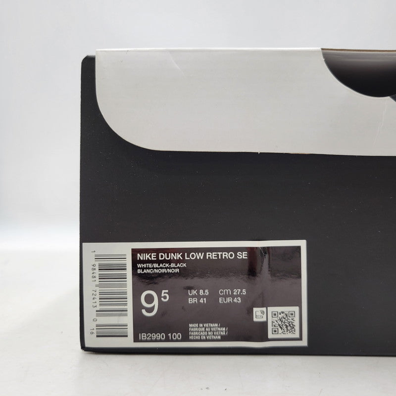 【中古品】【メンズ】 NIKE ナイキ IB2990-100 DUNK LOW RETRO SE ダンク ロー レトロ SE パンダ スニーカー 靴 160-260416-kh-08-izu サイズ：27.5 カラー：BLACK/WHITE 万代Net店