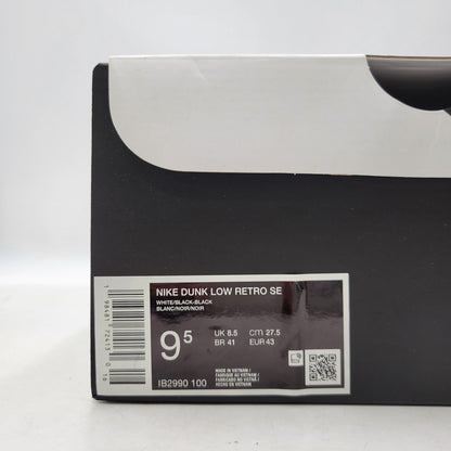 【中古品】【メンズ】 NIKE ナイキ IB2990-100 DUNK LOW RETRO SE ダンク ロー レトロ SE パンダ スニーカー 靴 160-260416-kh-08-izu サイズ：27.5 カラー：BLACK/WHITE 万代Net店