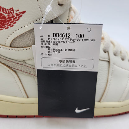 【中古品】【メンズ】 NIKE ナイキ DB4612-100 WOMEN'S AIR JORDAN 1 RETRO HIGH OG RARE AIR ウィメンズ エア ジョーダン 1 レトロ ハイ OG レア エア シナバー スニーカー 靴 160-260416-kh-13-izu サイズ：27.5 カラー：SAIL/CINNABAR-LIGHT 万代Net店