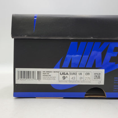 【中古品】【メンズ】 NIKE ナイキ DZ5485-042 AIR JORDAN 1 RETRO HIGH OG ROYAL REIMAGINED エア ジョーダン 1 レトロ ハイ OG ロイヤル リイマジンド スニーカー 靴 160-260416-kh-11-izu サイズ：27.5 カラー：BLACK/ROYAL BLUE/WHITE 万代Net店