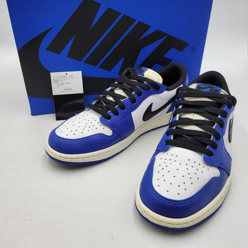 【中古品】【メンズ】 NIKE ナイキ CZ0790-140 AIR JORDAN 1 RETRO LOW OG GAME ROYAL エア ジョーダン 1 レトロ ロー OG ゲームロイヤル スニーカー 靴 160-260416-kh-10-izu サイズ：27.5 カラー：WHITE/BLACK-GAME ROYAL-SAIL 万代Net店