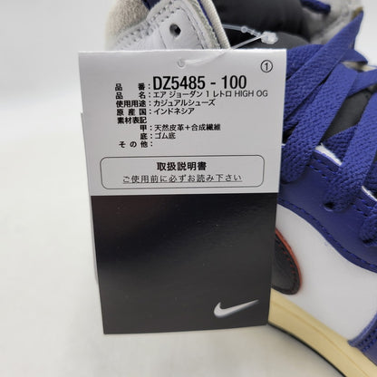【中古品】【メンズ】 DZ5485-100 AIR JORDAN 1 HIGH OG RARE AIR DEEP ROYAL BLUE エア ジョーダン 1 ハイ OG レア エア ディープ ロイヤル ブルー スニーカー 靴 160-260416-kh-12-izu サイズ：27.5 カラー：WHITE/BLACK-NEUTRAL GREY 万代Net店