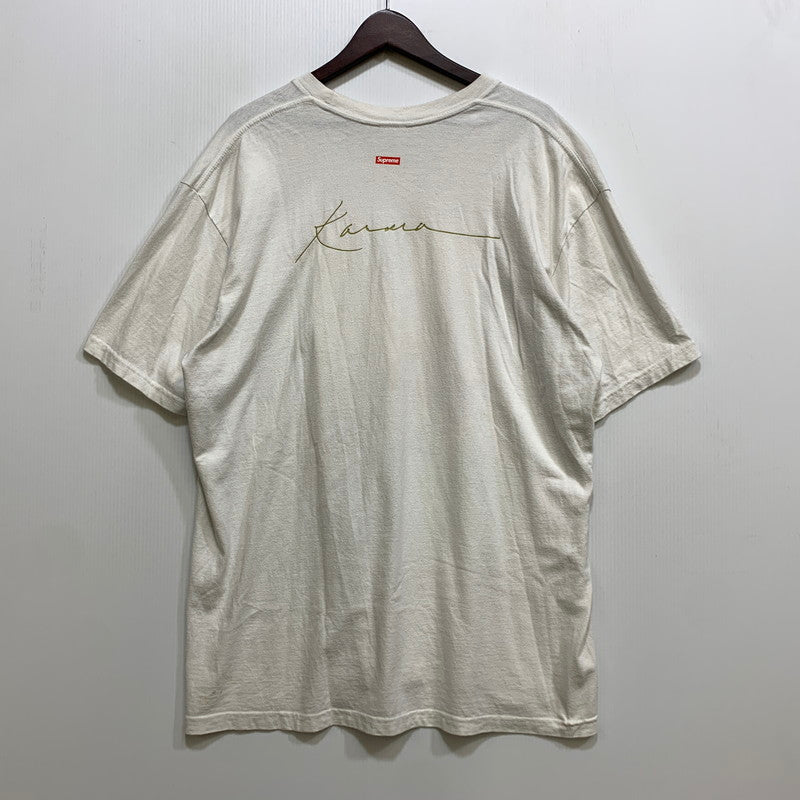【中古品】【メンズ】 SUPREME シュプリーム PHAROAH SANDERS TEE ファラオ サンダース Tシャツ トップス 149-260728-kh-14-izu サイズ：XL カラー：ホワイト 万代Net店