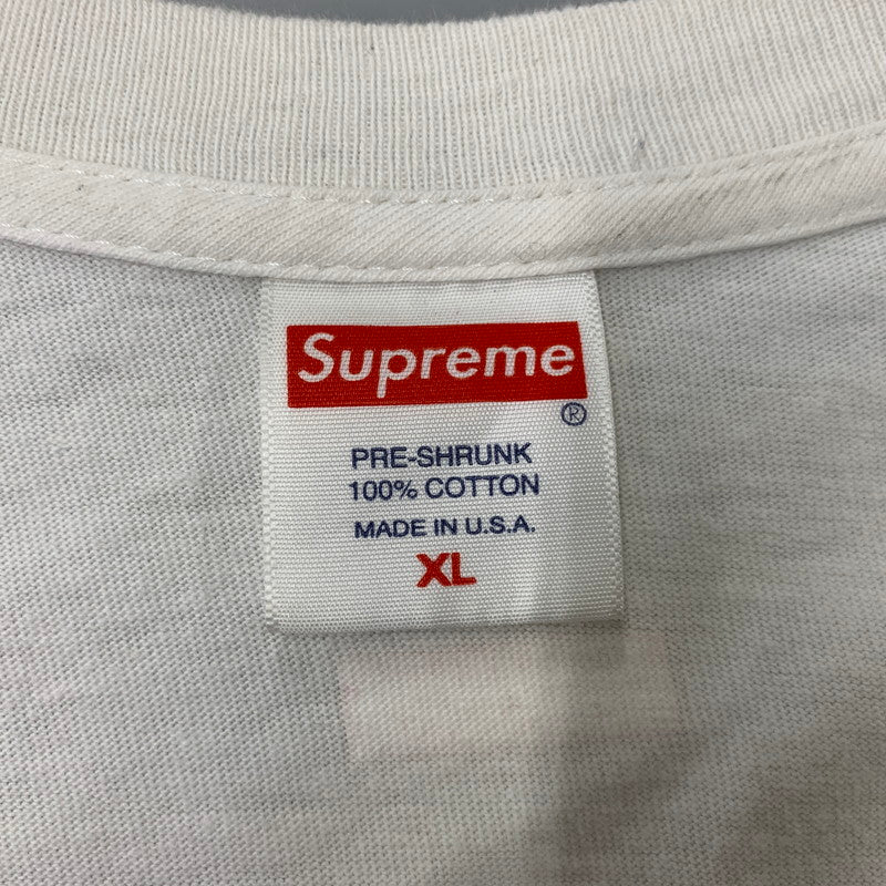 【中古品】【メンズ】 SUPREME シュプリーム PHAROAH SANDERS TEE ファラオ サンダース Tシャツ トップス 149-260728-kh-14-izu サイズ：XL カラー：ホワイト 万代Net店