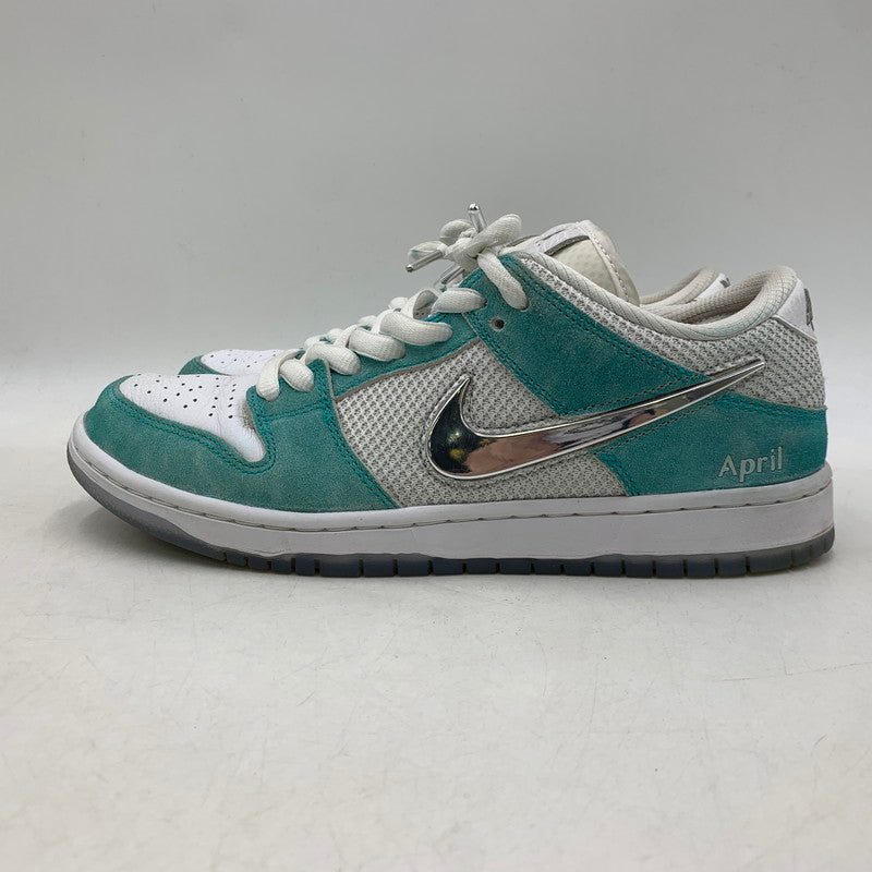 【中古品】【メンズ】 × APRIL SKATEBOARDS エイプリル スケートボード FD2562-400 DUNK LOW PRO QS ダンク ロー プロ スニーカー 靴 160-260416-kh-16-izu サイズ：27 カラー：RACER BLUE/METALLIC SILVER 万代Net店