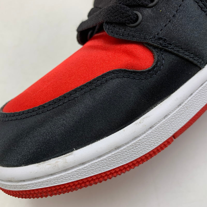 【中古品】【メンズ】 NIKE ナイキ FD4810-061 WOMEN'S AIR JORDAN 1 RETRO HIGH OG SATIN BRED ウィメンズ エア ジョーダン 1 レトロ ハイ サテンブレッド スニーカー 靴 160-260416-kh-18-izu サイズ：28 カラー：BLACK/UNIVERSTY RED-WHITE 万代Net店