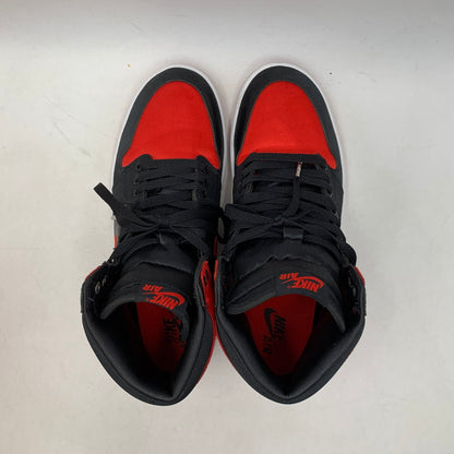 【中古品】【メンズ】 NIKE ナイキ FD4810-061 WOMEN'S AIR JORDAN 1 RETRO HIGH OG SATIN BRED ウィメンズ エア ジョーダン 1 レトロ ハイ サテンブレッド スニーカー 靴 160-260416-kh-18-izu サイズ：28 カラー：BLACK/UNIVERSTY RED-WHITE 万代Net店