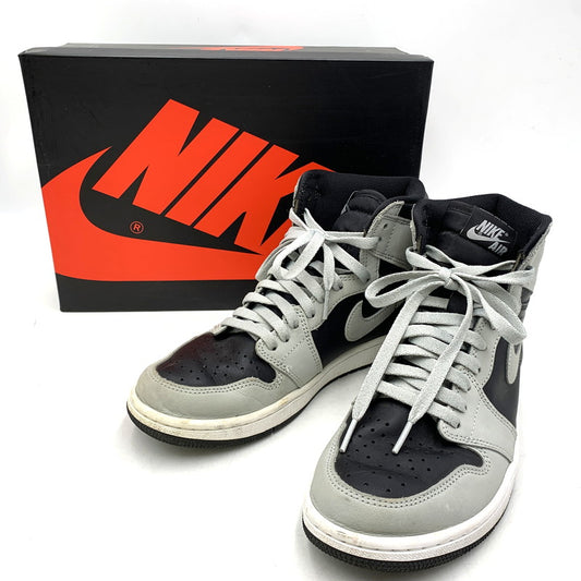 【中古品】【メンズ】 NIKE ナイキ 555088-035 AIR JORDAN 1 HIGH OG SHADOW 2.0 エア ジョーダン ハイ シャドウ 2.0 スニーカー 靴 160-260416-kh-17-izu サイズ：26.5 カラー：BLACK/LIGHT SMOKE GREY/WHITE 万代Net店
