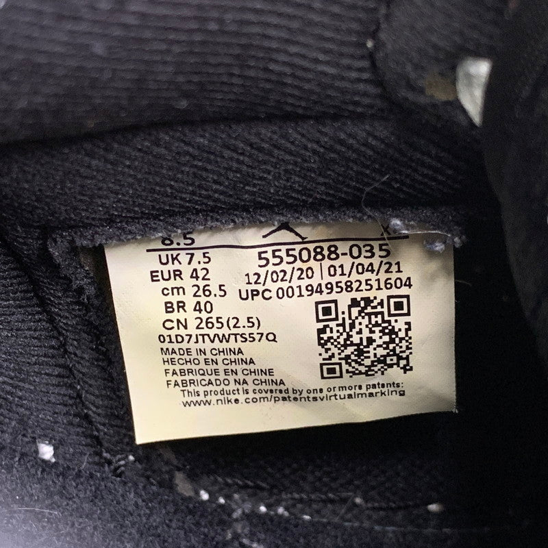【中古品】【メンズ】 NIKE ナイキ 555088-035 AIR JORDAN 1 HIGH OG SHADOW 2.0 エア ジョーダン ハイ シャドウ 2.0 スニーカー 靴 160-260416-kh-17-izu サイズ：26.5 カラー：BLACK/LIGHT SMOKE GREY/WHITE 万代Net店