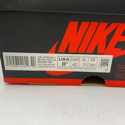 【中古品】【メンズ】 NIKE ナイキ 555088-035 AIR JORDAN 1 HIGH OG SHADOW 2.0 エア ジョーダン ハイ シャドウ 2.0 スニーカー 靴 160-260416-kh-17-izu サイズ：26.5 カラー：BLACK/LIGHT SMOKE GREY/WHITE 万代Net店