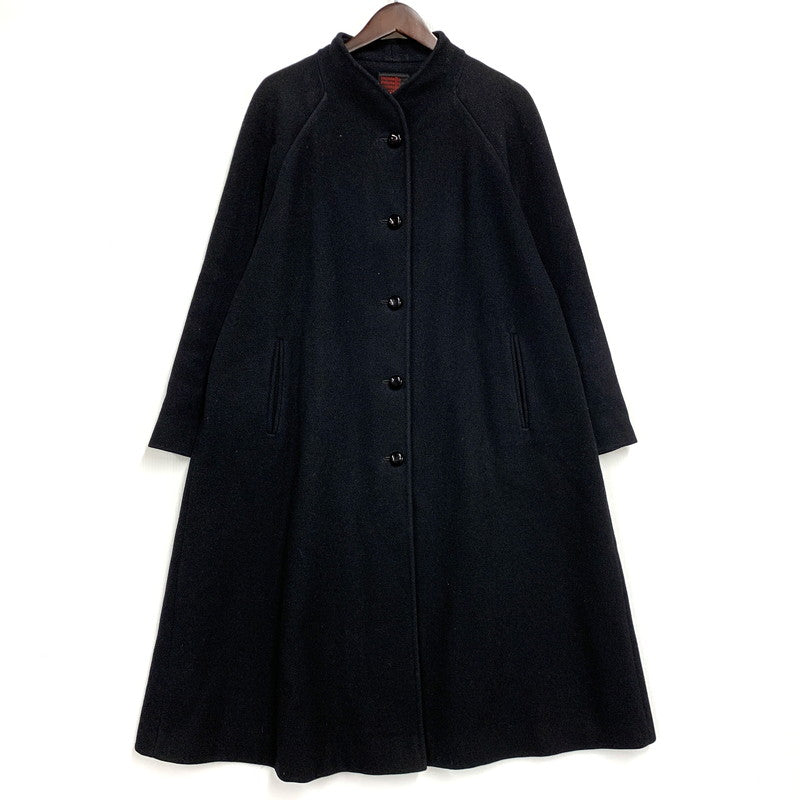 【現状渡し品】【レディース】 MACKINTOSH MONTELLO マッキントッシュ モンテロ USA製 WOOL LONG COAT "BLACK" 168-260417-kh-21-izu サイズ：12 カラー：ブラック 万代Net店