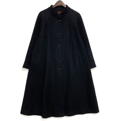 【現状渡し品】【レディース】 MACKINTOSH MONTELLO マッキントッシュ モンテロ USA製 WOOL LONG COAT "BLACK" 168-260417-kh-21-izu サイズ：12 カラー：ブラック 万代Net店