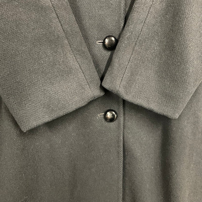 【現状渡し品】【レディース】 MACKINTOSH MONTELLO マッキントッシュ モンテロ USA製 WOOL LONG COAT "BLACK" 168-260417-kh-21-izu サイズ：12 カラー：ブラック 万代Net店
