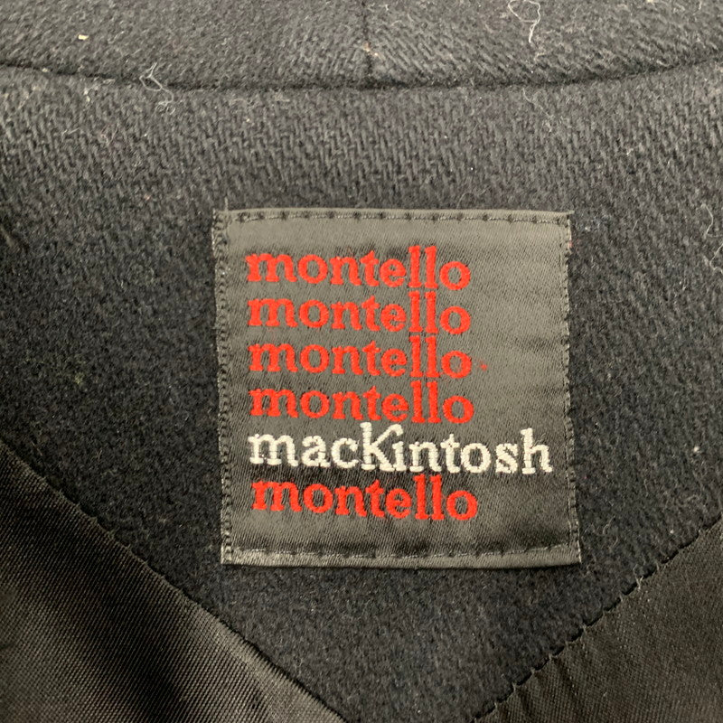 【現状渡し品】【レディース】 MACKINTOSH MONTELLO マッキントッシュ モンテロ USA製 WOOL LONG COAT "BLACK" 168-260417-kh-21-izu サイズ：12 カラー：ブラック 万代Net店