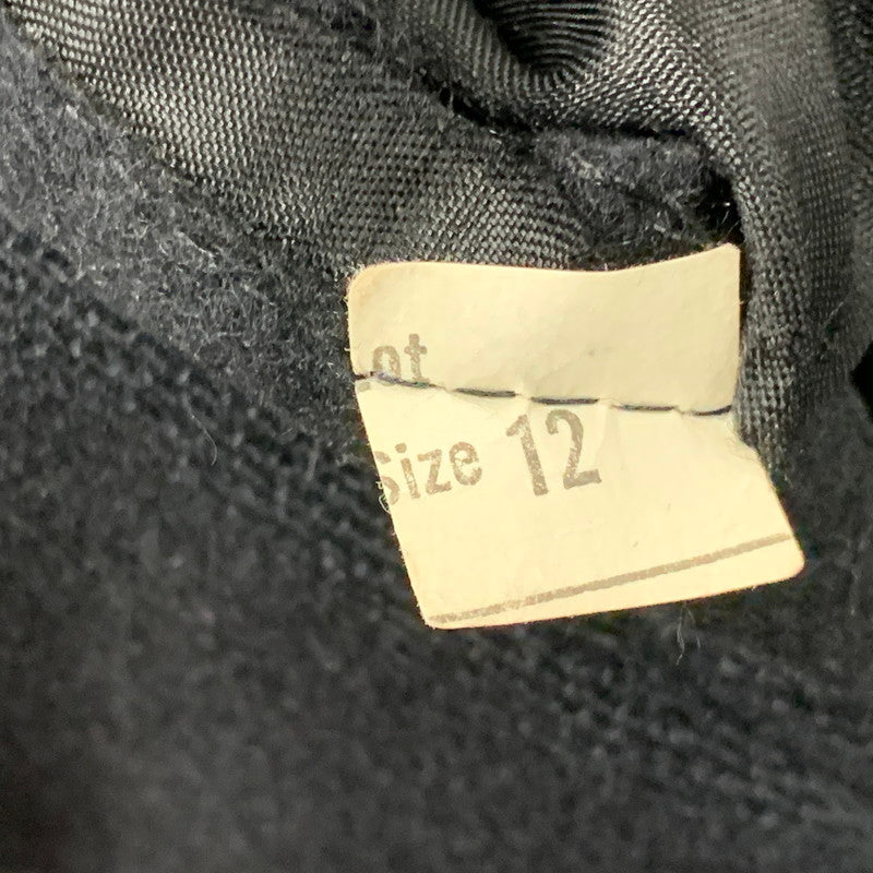 【現状渡し品】【レディース】 MACKINTOSH MONTELLO マッキントッシュ モンテロ USA製 WOOL LONG COAT "BLACK" 168-260417-kh-21-izu サイズ：12 カラー：ブラック 万代Net店