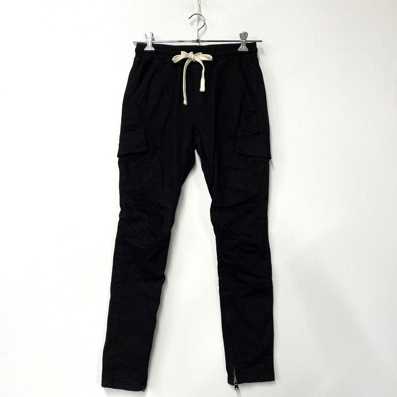 【中古品】【メンズ】 MNML ミニマル CARGO DRAWCORD PANTS カーゴ ドローコード パンツ ボトムス 153-260416-kh-03-izu サイズ：S カラー：ブラック 万代Net店