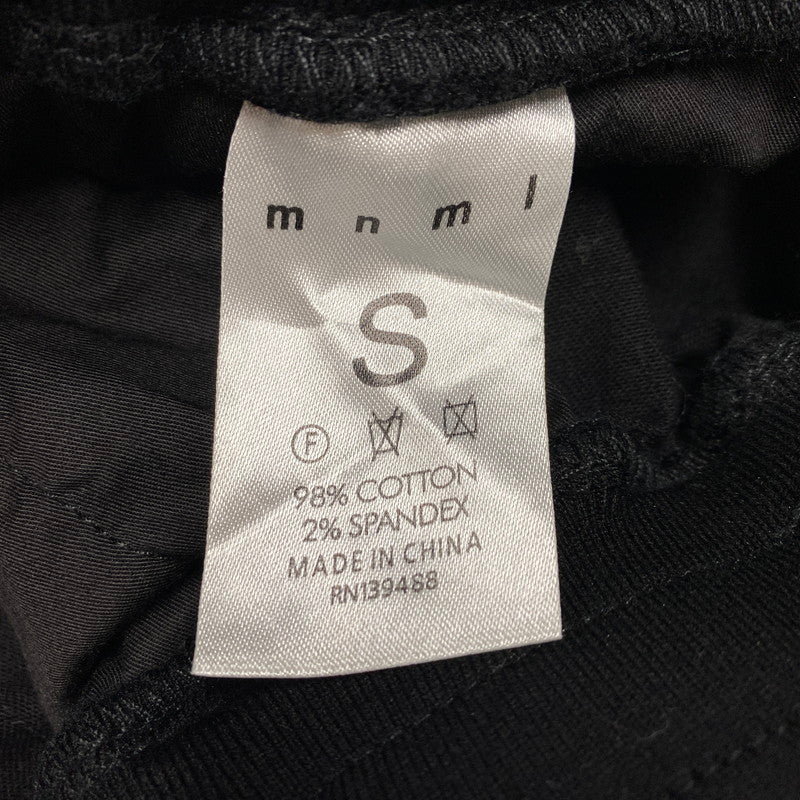 【中古品】【メンズ】 MNML ミニマル CARGO DRAWCORD PANTS カーゴ ドローコード パンツ ボトムス 153-260416-kh-03-izu サイズ：S カラー：ブラック 万代Net店