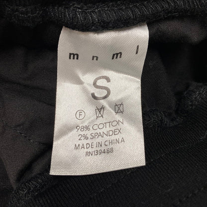 【中古品】【メンズ】 MNML ミニマル CARGO DRAWCORD PANTS カーゴ ドローコード パンツ ボトムス 153-260416-kh-03-izu サイズ：S カラー：ブラック 万代Net店