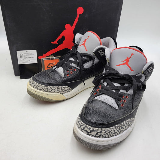 【中古品】【メンズ】 NIKE ナイキ AIR JORDAN 3 RETRO OG 854262-001 エア ジョーダン 3 レトロ OG スニーカー シューズ 靴 160-260417-as-09-izu サイズ：28cm カラー：BLACK/FIRE RED-CEMENT GREY 万代Net店