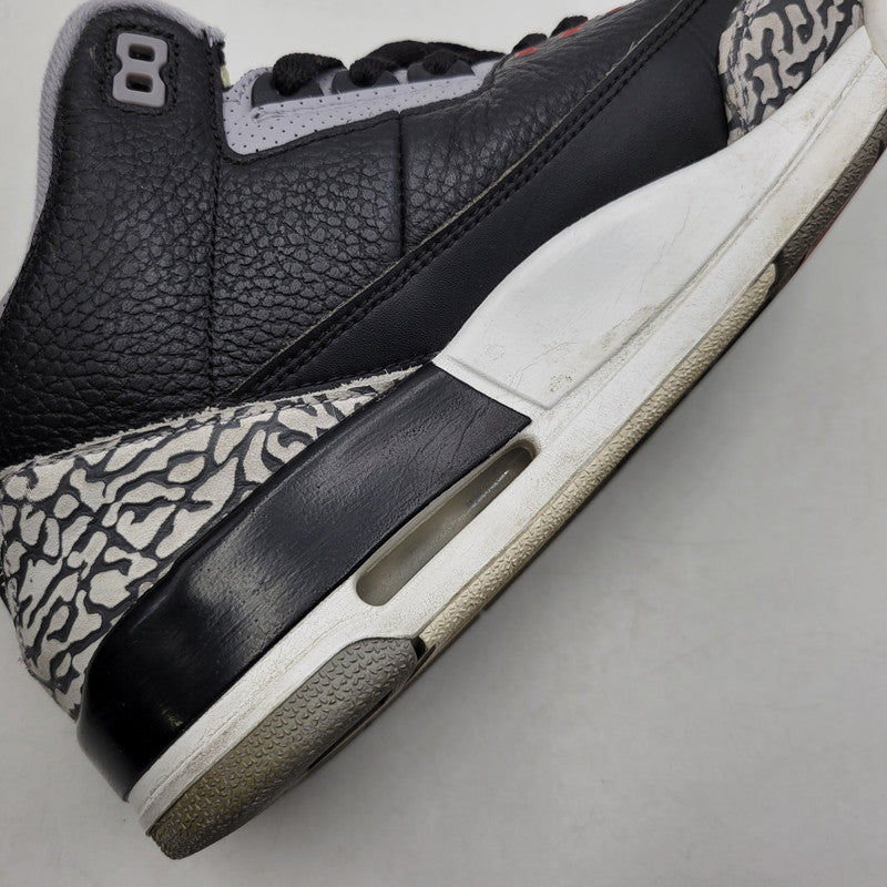 【中古品】【メンズ】 AIR JORDAN 3 RETRO OG 854262-001 エア ジョーダン 3 レトロ OG スニーカー シューズ 靴 160-260417-as-09-izu サイズ：28cm カラー：BLACK/FIRE RED-CEMENT GREY 万代Net店