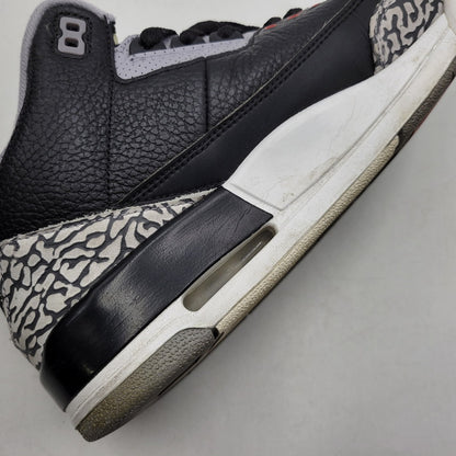 【中古品】【メンズ】 AIR JORDAN 3 RETRO OG 854262-001 エア ジョーダン 3 レトロ OG スニーカー シューズ 靴 160-260417-as-09-izu サイズ：28cm カラー：BLACK/FIRE RED-CEMENT GREY 万代Net店