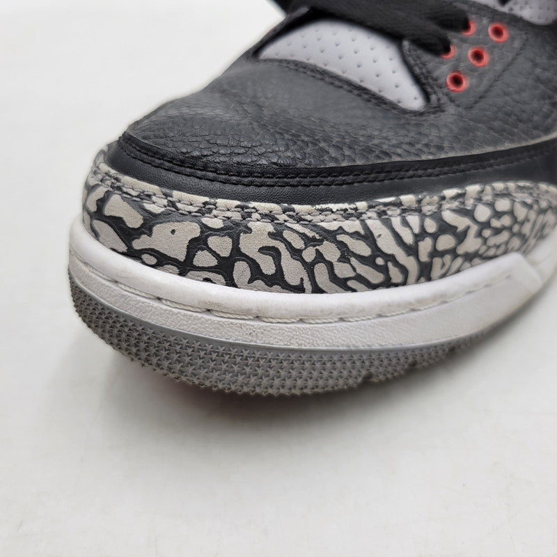 【中古品】【メンズ】 AIR JORDAN 3 RETRO OG 854262-001 エア ジョーダン 3 レトロ OG スニーカー シューズ 靴 160-260417-as-09-izu サイズ：28cm カラー：BLACK/FIRE RED-CEMENT GREY 万代Net店