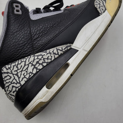 【中古品】【メンズ】 AIR JORDAN 3 RETRO OG 854262-001 エア ジョーダン 3 レトロ OG スニーカー シューズ 靴 160-260417-as-09-izu サイズ：28cm カラー：BLACK/FIRE RED-CEMENT GREY 万代Net店