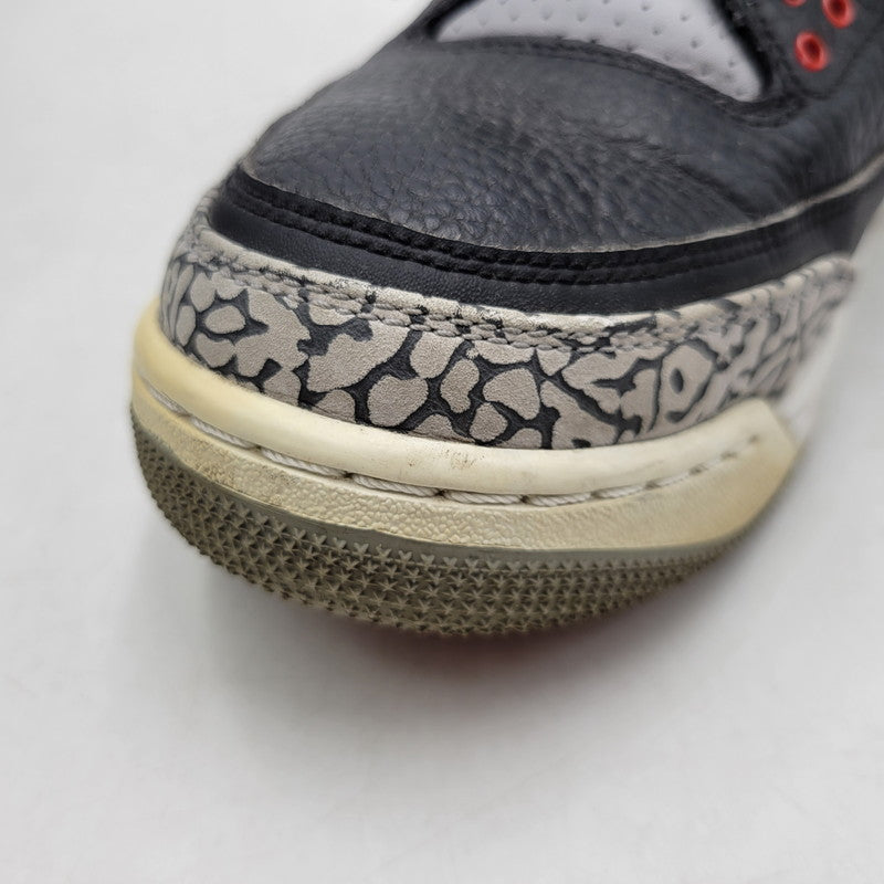 【中古品】【メンズ】 AIR JORDAN 3 RETRO OG 854262-001 エア ジョーダン 3 レトロ OG スニーカー シューズ 靴 160-260417-as-09-izu サイズ：28cm カラー：BLACK/FIRE RED-CEMENT GREY 万代Net店