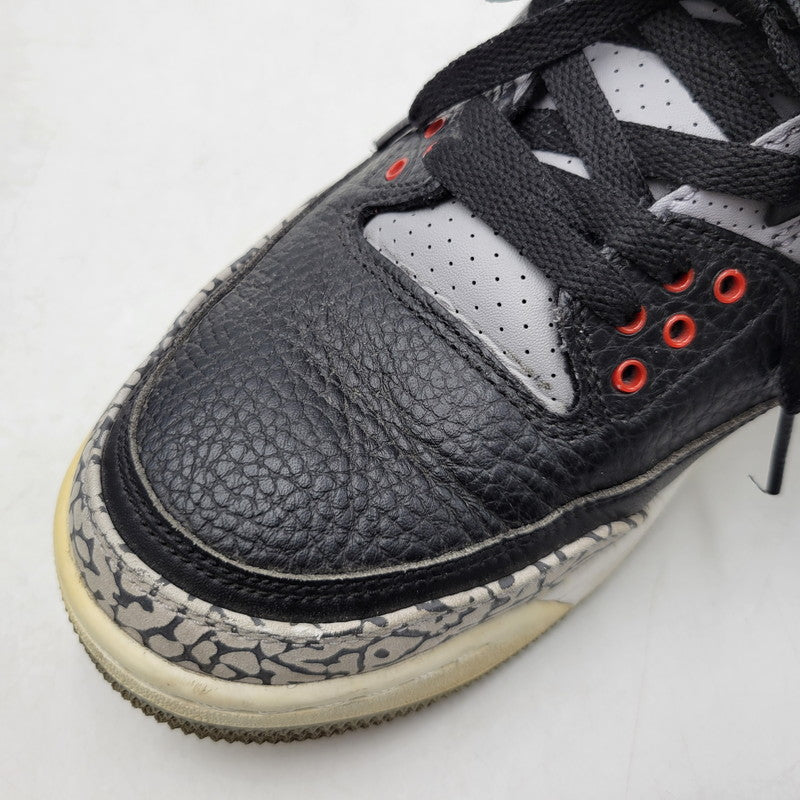 【中古品】【メンズ】 AIR JORDAN 3 RETRO OG 854262-001 エア ジョーダン 3 レトロ OG スニーカー シューズ 靴 160-260417-as-09-izu サイズ：28cm カラー：BLACK/FIRE RED-CEMENT GREY 万代Net店